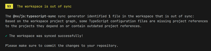 nx sync